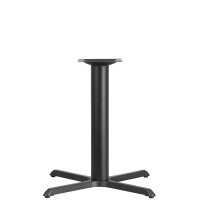 Flash Furniture 33'' x 33'' Restaurant Table X-Base with 4'' Table Height Column XU-T3333-GG